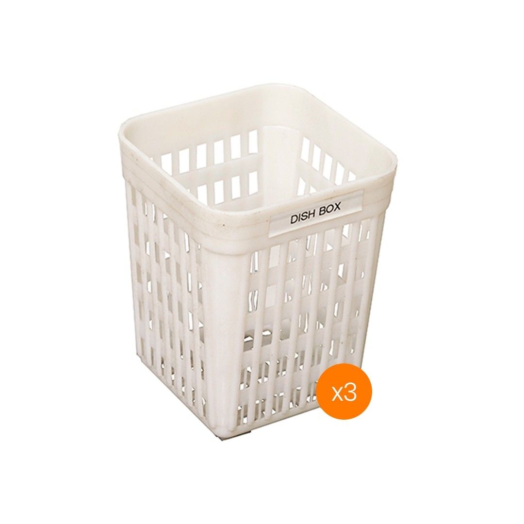 Lavadora de Vajillas Cesto Porta Cubiertos Simple - Pack x3