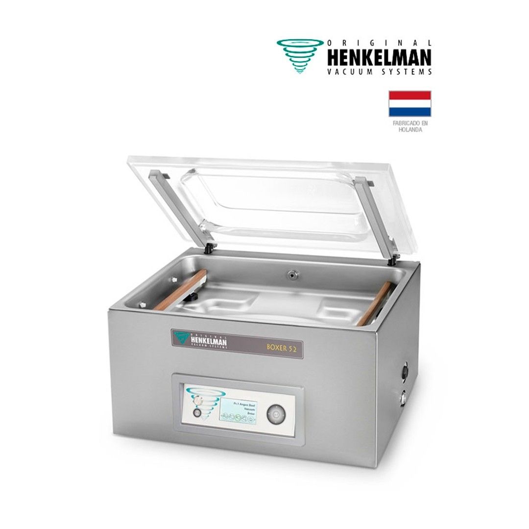 Envasadora al Vacío Henkelman Boxer 52 (2x410 - De mesa - Con doble barra de sellado, inyección de gas y Sensor Control)