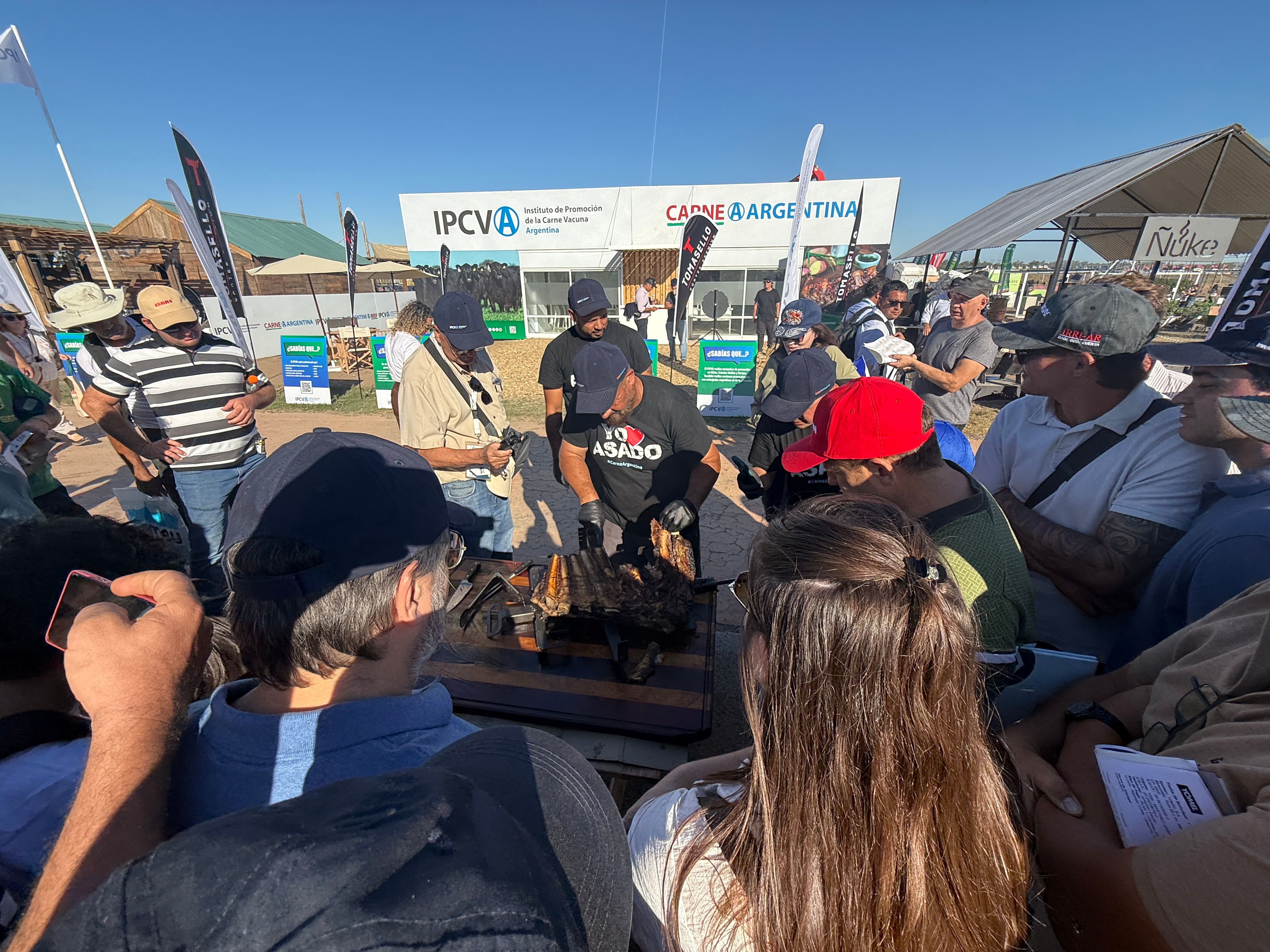La carne argentina fue una de las estrellas de Expoagro 2026